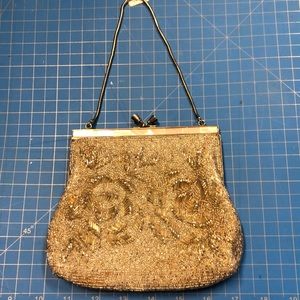 1960s vintage wristlet bag